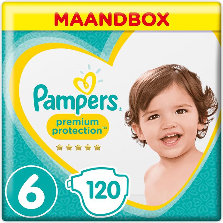 Pampers Protection premium (Taille 6, Pack mensuel, 120 pièce(s))