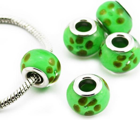 Immagine prodotto Hermex Perlina placcata argento 925 - Verde argento (Argento 925)