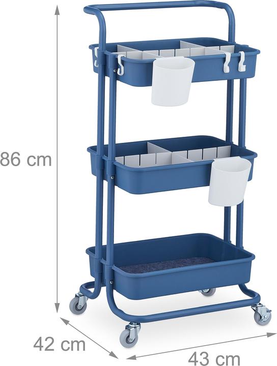 Actual product image Relaxdays Trolley