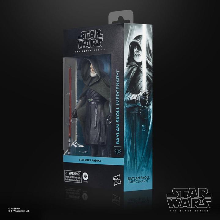Actual product image Hasbro Star Wars: Ahsoka Black Series action figure Baylan Skoll (Mercenary) 15 cm
