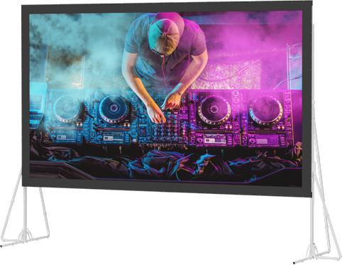 Actual product image Da-Lite Heavy Duty Fast-Fold Deluxe Screen System (255", 16:10)