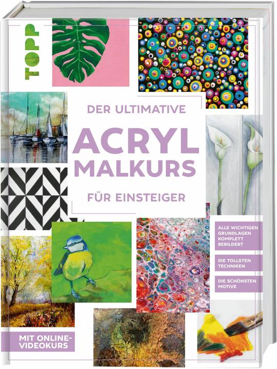 Produktbild Der ultimative ACRYLMALKURS für Einsteiger (Deutsch, frechverlag, 2025)