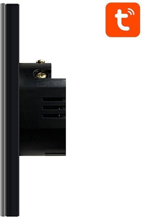 Produktbild Avatto Smart Light Switch ZigBee ZTS02-EU-B3 3 Way TUYA (black)