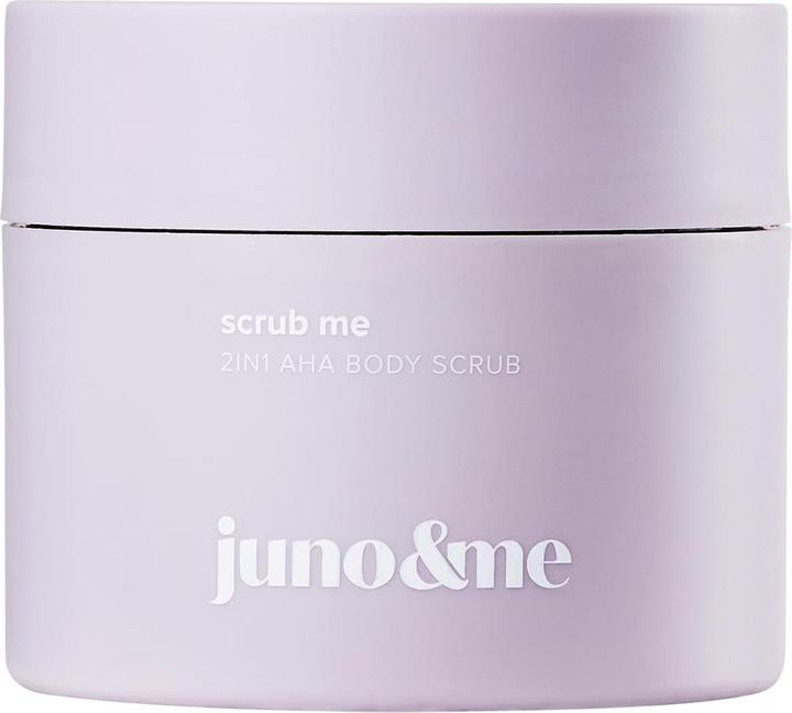 Juno & Me 2in1 AHA Body Scrub: Körperpeeling mit Vulkangestein (160 ml)