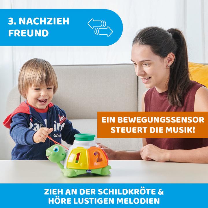 Produktbild Chicco Nachziehspielzeug Sortier-Schildkröte zum Ziehen