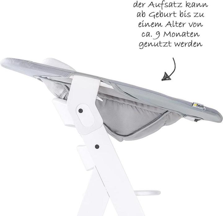 Produktbild Hauck Hochstühle Alpha Plus White Newborn Set - 4-tlg. Hochstuhl + (Hochstuhl)