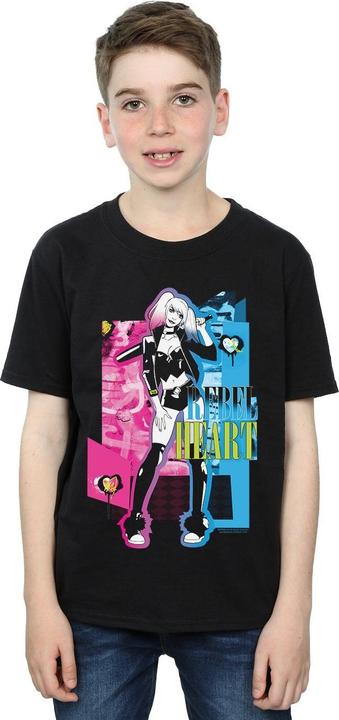 Immagine prodotto Harley Quinn Rebel Heart Maglietta Ragazzi (104)