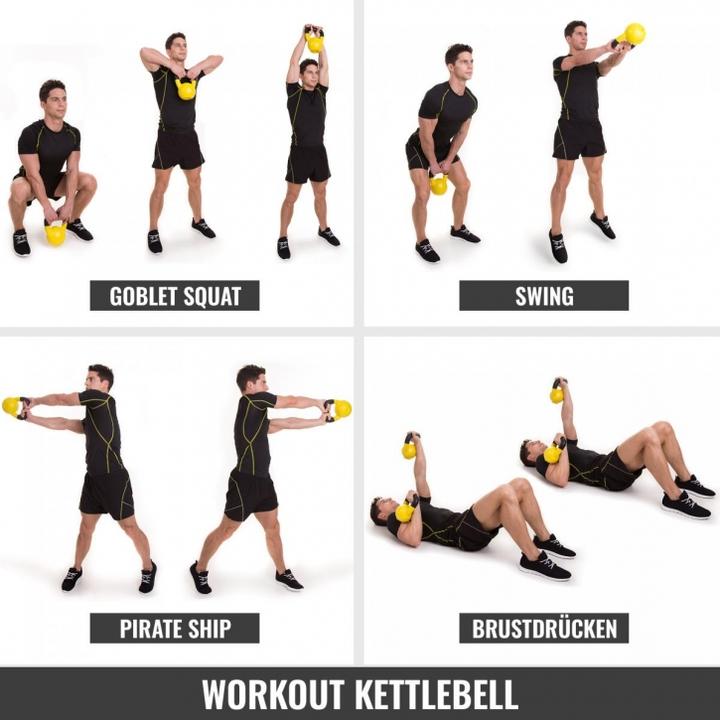Produktbild Gorilla Sports Kettlebell (1 x 16 kg, 1 x 20 kg, 2 x 3 kg, 1 x 8 kg, 1 x 32 kg, 1 x 24 kg, 1 x 22 kg, 1 x 18 kg, 1 x 12 kg, 1 x 28 kg, 1 x 14 kg, 1 x 30 kg)