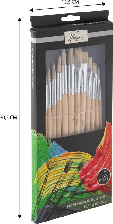 Actual product image Art Sensations Nassau Kwastenset, 12dlg.