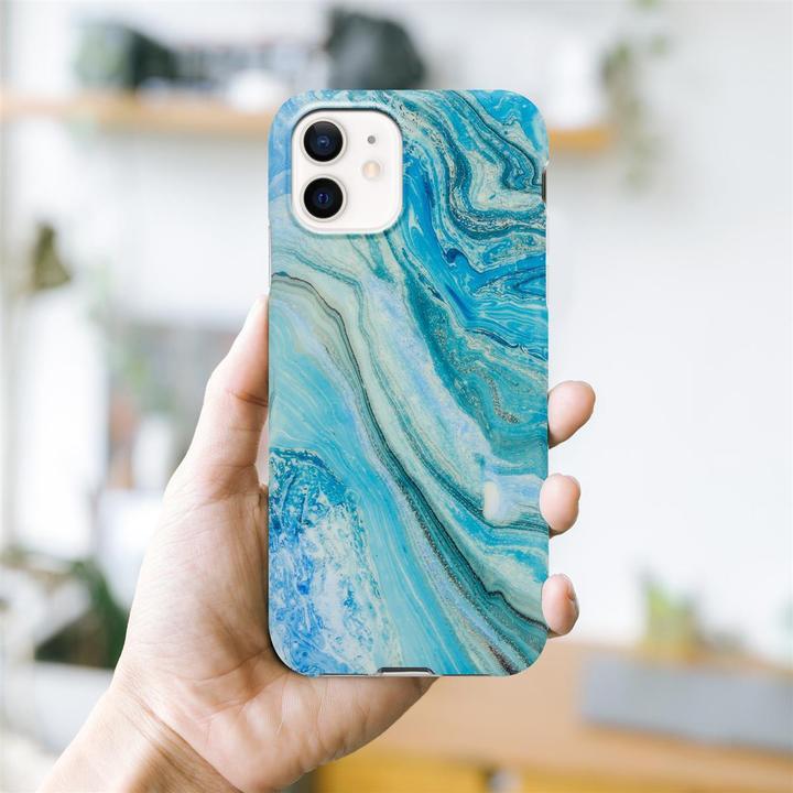 Produktbild Cadorabo IMD TPU Bunter Marmor Cover (Apple iPhone 12 Pro Max)