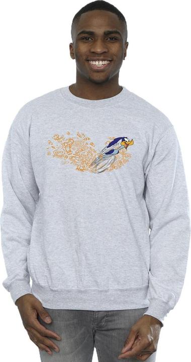 Actual product image Looney Tunes Mens ACME Doodles Road Runner Sweatshirt (L)