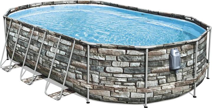Actual product image Bestway Pool Power Steel Comfort Jet Series Set 610 x 366 x 122 cm (610 x 366 x 122 cm)