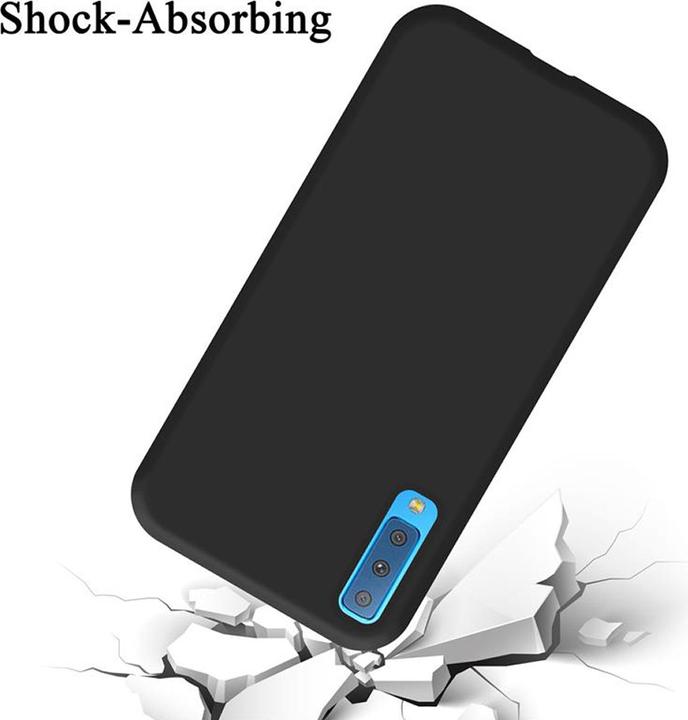 Actual product image Cadorabo TPU Liquid Silicone Case Cover (Samsung Galaxy A7 (2018))