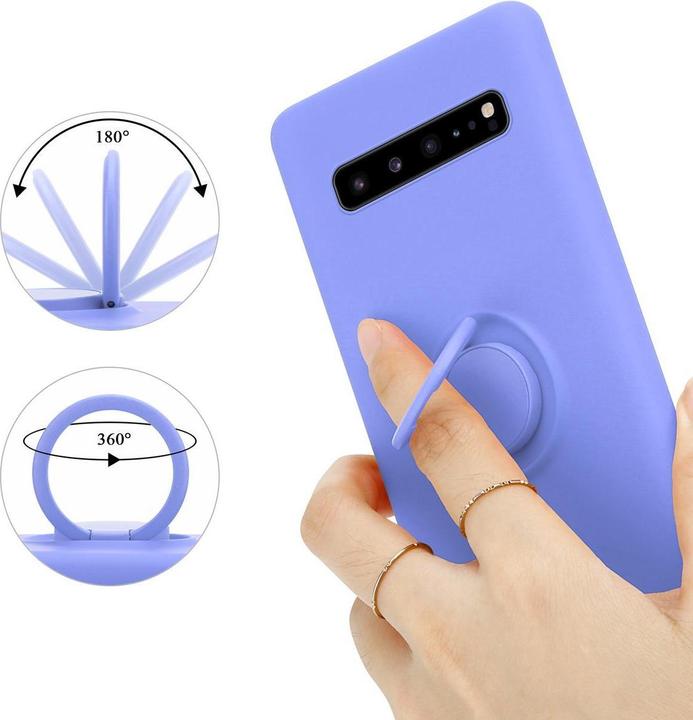 Image du produit Cadorabo TPU Liquid Ring Silicone Case Cover (Samsung Galaxy S10 5G)