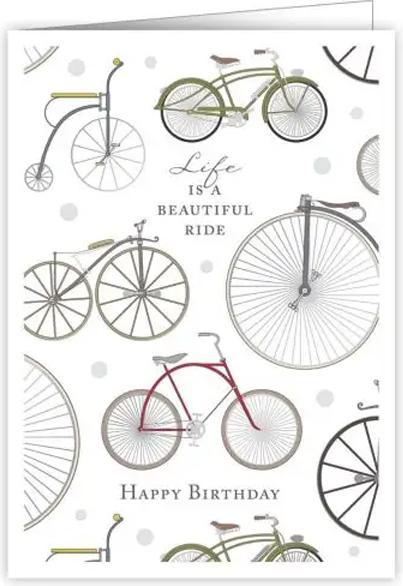 Immagine prodotto Quire Biglietto di compleanno Buon Compleanno Bicicletta