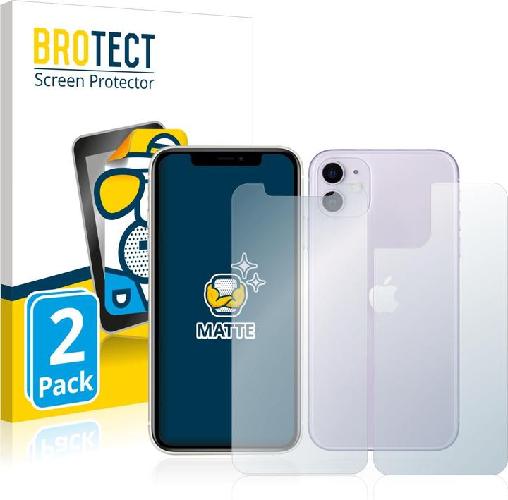 Immagine prodotto BROTECT Pellicola protettiva antiriflesso opaca (2 Pezzo/i, Apple iPhone 11)