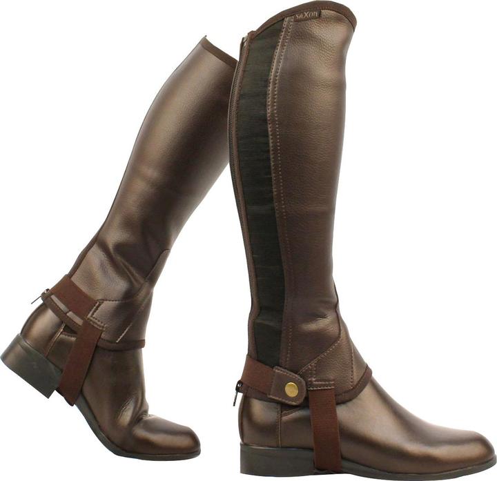 Actual product image Saxon Equileather Half Chaps (L)