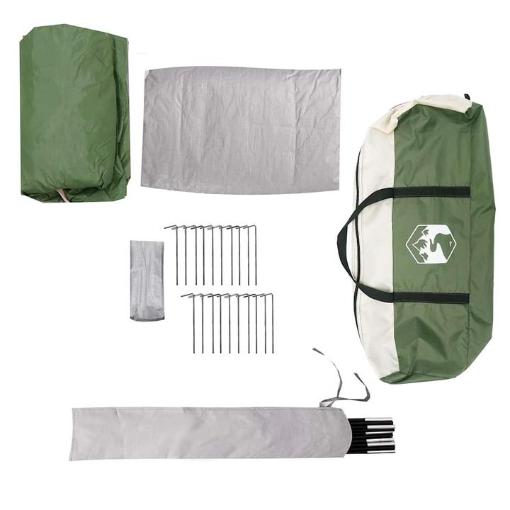 Image du produit VidaXL Tipi familial 6 personnes Vert Etanche (11.05 kg, 6 personnes)