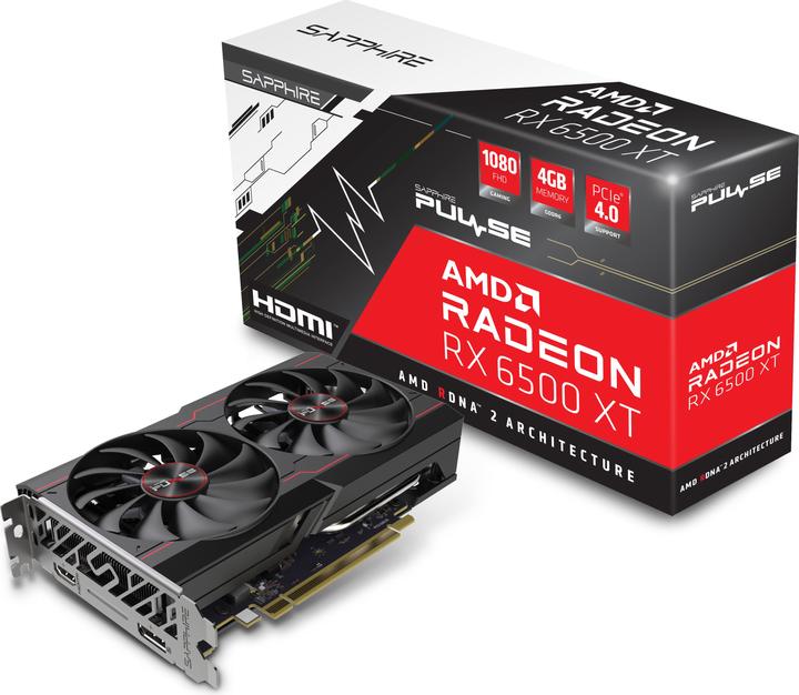 Actual product image Sapphire Radeon RX 6500 XT (4 GB)