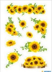 Image du produit Herma Sticker Fleurs