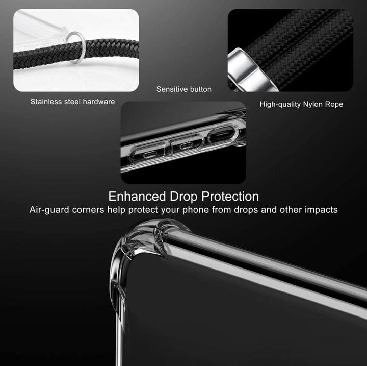 Actual product image Screenguard Apple iPhone 11 Pro Loopster Necklace Case