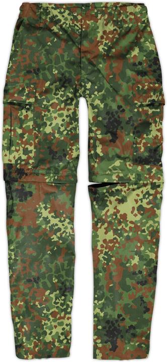 Actual product image Normani Men's 2-in-1 Rip-Stop Zip-Off BDU Ranger Trousers Landscape (XS)