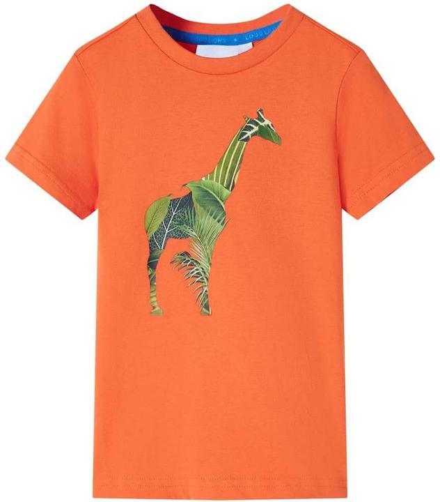 Produktbild VidaXL Kinder-T-Shirt Hellorange 116,Material: 100 (116)