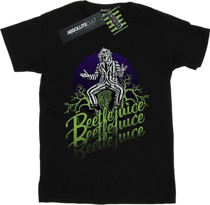Beetlejuice Faded Pose Baumwolle Boyfriend TShirt