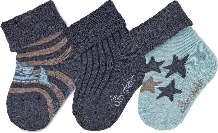 Produktbild Sterntaler Socken Bagger 3er Set Blau Gr. 13/14 (3er Pack, 13/14)