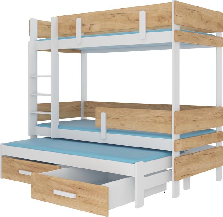 Immagine prodotto ADRK Furniture Letto a castello triplo ETAPO 200x90 (200cm x 90cm)