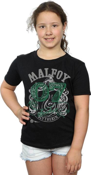 Actual product image Girls Seeker Draco Malfoy Cotton T-Shirt (140, 146)