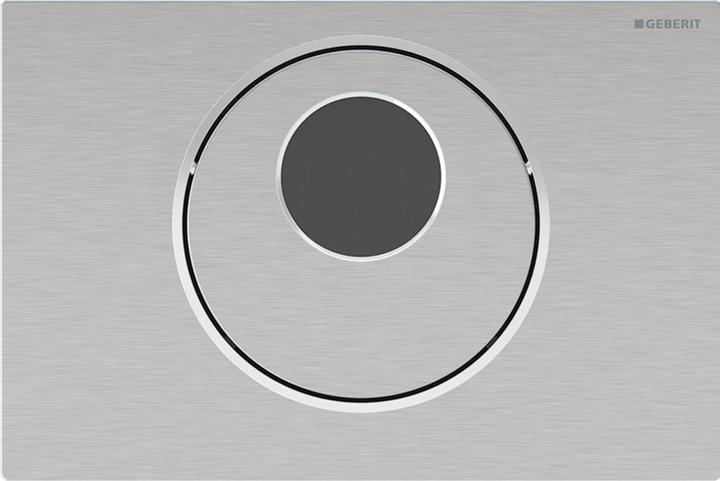 Geberit Sigma10 bedieningspaneel 2-knops met batterijvoeding en touch-free bediening 24,6 x 16,4 x 1,5 cm, R