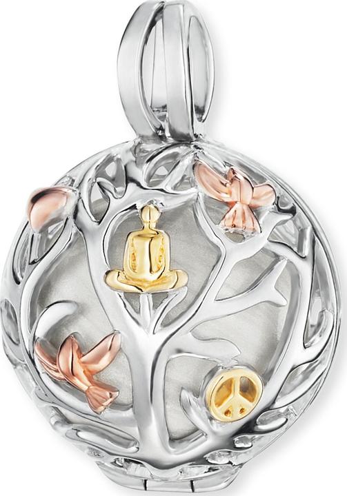 Actual product image Engelsrufer Tree of life Tricolor (Brass, 925 silver platinum-plated)