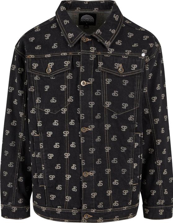 Actual product image Southpole Bleached AOP Denim Jacket - 176105 (XXL)