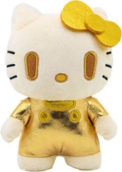 Actual product image YuMe Sanrio DZNR plush figure Hello Kitty Golden Edition 18 cm (18 cm)