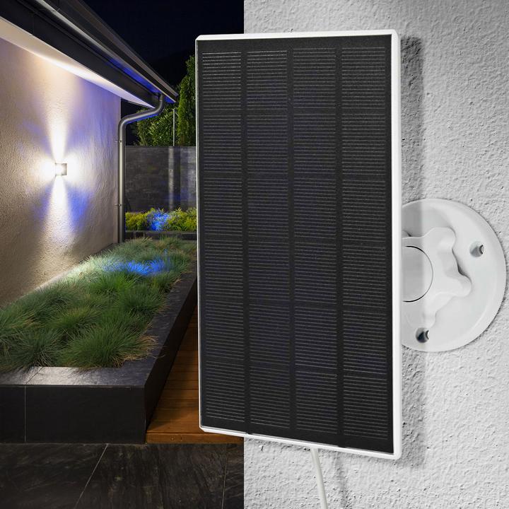 Immagine prodotto Nedis Pannello solare 4,5 V DC 0,5 A A Micro USB Lunghezza cavo: 3,00 m Accessori per: WIFICBO30WT (3 W)