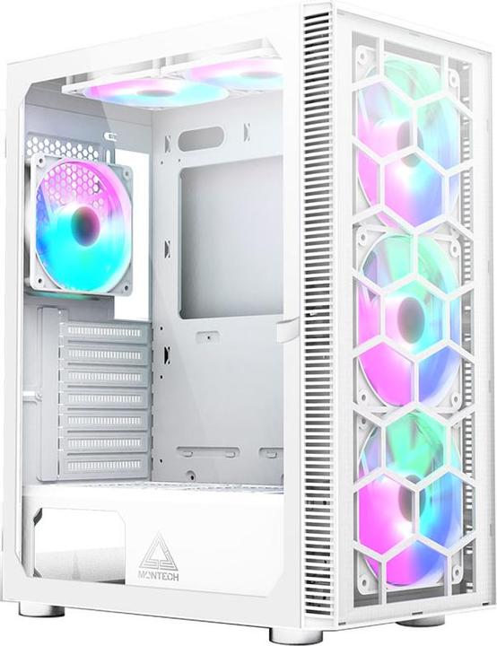 Montech X3 Vetro Bianco (Mini-ITX, mATX, ATX)