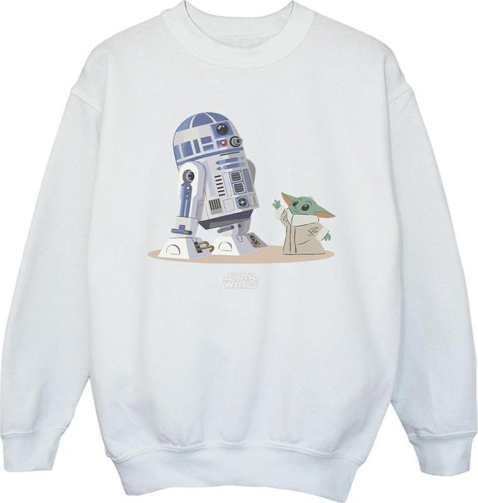 Star Wars The Mandalorian R2D2 And Grogu Sweatshirt Mädchen