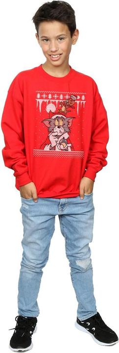 Immagine prodotto Tom & Jerry Christmas Fair Isle Felpa Ragazzi (140, 146)