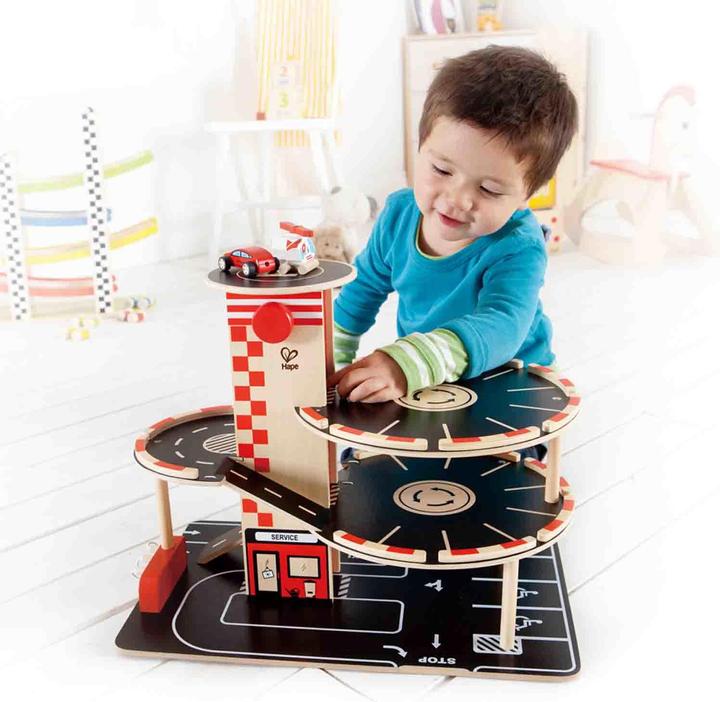 Actual product image Hape multi-storey car park