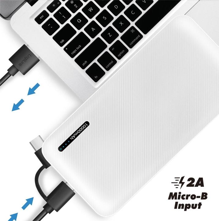 Produktbild LogiLink Zusatzakku (10000 mAh, 10 W, 37 Wh)