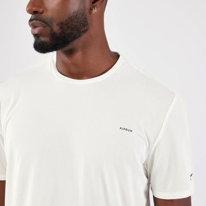 Immagine prodotto Kiprun Maglietta da running traspirante a maniche corte da uomo - Run 500 Dry bianco (XXL)