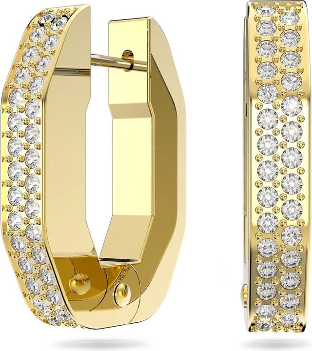 Actual product image Swarovski Dextera Octagonal Hoop Earrings (Swarovski Metal)
