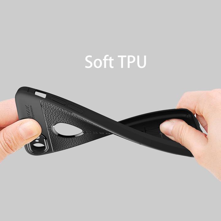 Actual product image Cadorabo TPU Cover Faux Leather Structure (Apple iPhone 7, Apple iPhone SE (2nd Gen))