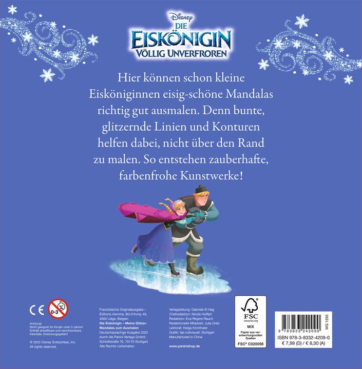Produktbild Panini Disney Die Eiskönigin: Meine Glitzer-Mandalas zum Ausmalen