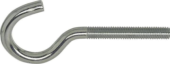 Actual product image Lüsebrink Screw hook with metric thread bent M 6x60 galvanised-blue (100 Screws per piece)