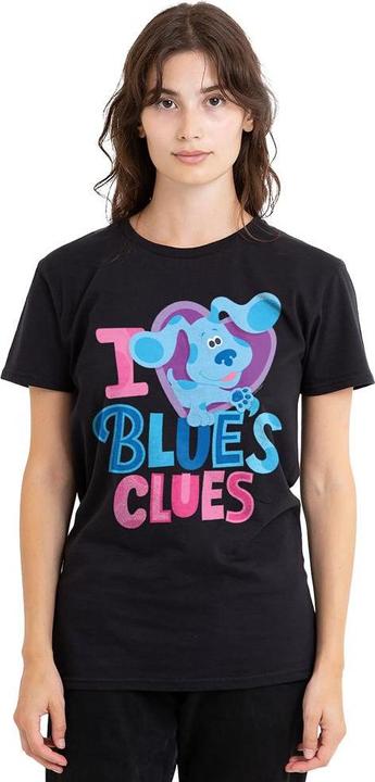 Actual product image Blue's Clues & You! Unisex Adult I Heart Blue T-Shirt (L)