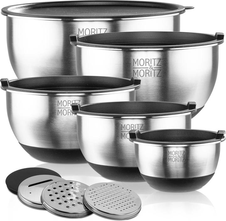 Produktbild Moritz & Moritz Edelstahl Rührschüssel Set (6 x)