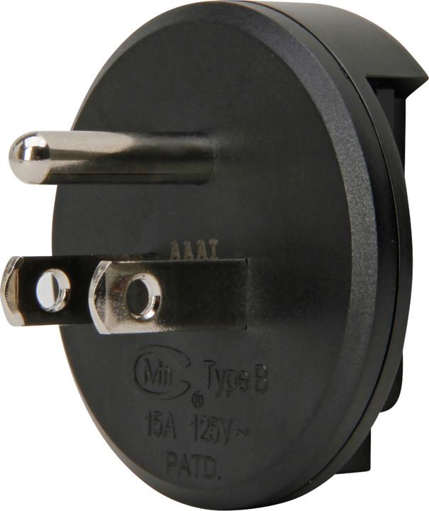 Produktbild Kopp Reisestecker USA, schwarz