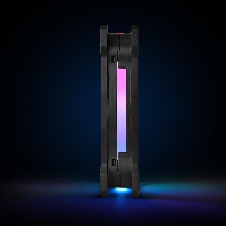 Produktbild Thermaltake Riing Duo 12 RGB LED-Lüfter - 120mm 3er Set (120 mm, 3 x)